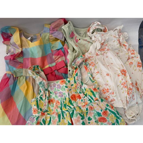 18M Girls Dress Lot 4 - Bonnie Baby, Carter's, Garanimals - Picture 1 of 10